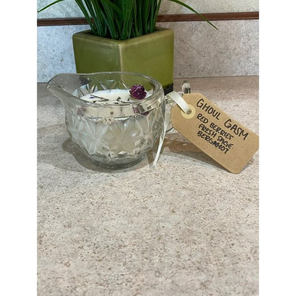 Handmade Ghoul Gasm Handmade Candle - Red Berries, Sage, & Bergamot - Picture 3 of 5